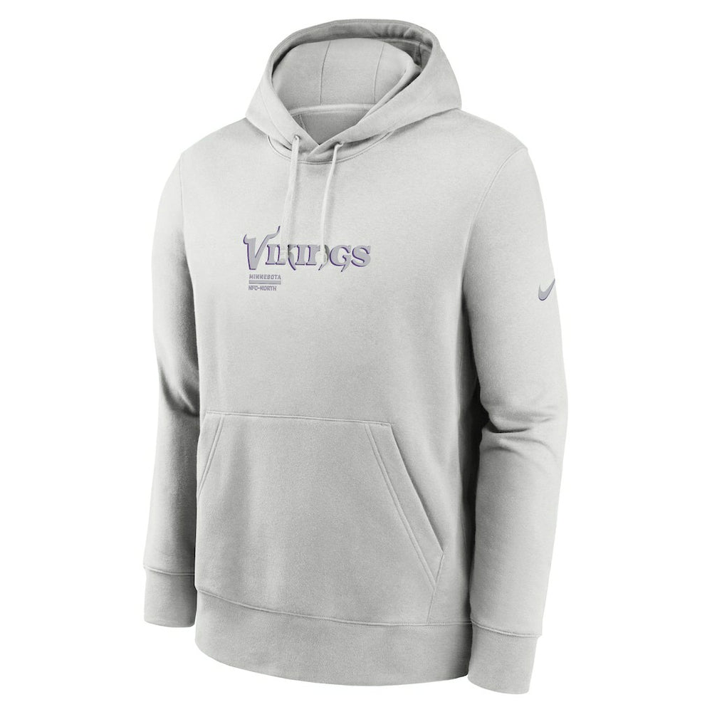 Minnesota Vikings Edge Pack French Terry Club Pullover Hoodie Gray - Nike