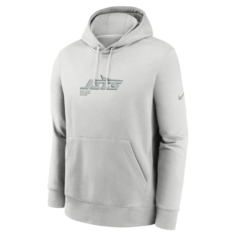 New York Jets Edge Pack French Terry Club Pullover Hoodie Gray - Nike