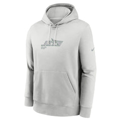 New York Jets Edge Pack French Terry Club Pullover Hoodie Gray - Nike