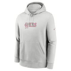 San Francisco 49ers Edge Pack French Terry Club Pullover Hoodie Gray - Nike