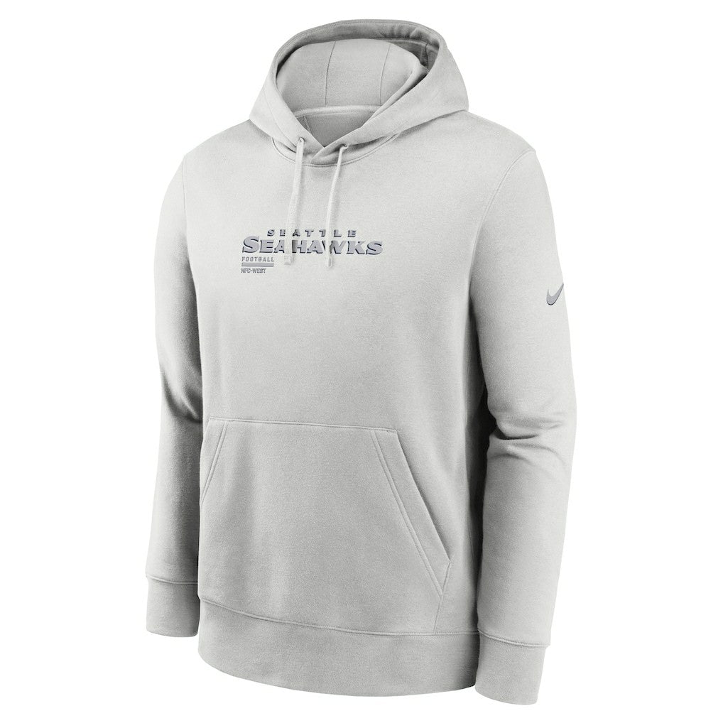 Seattle Seahawks Edge Pack French Terry Club Pullover Hoodie Gray - Nike