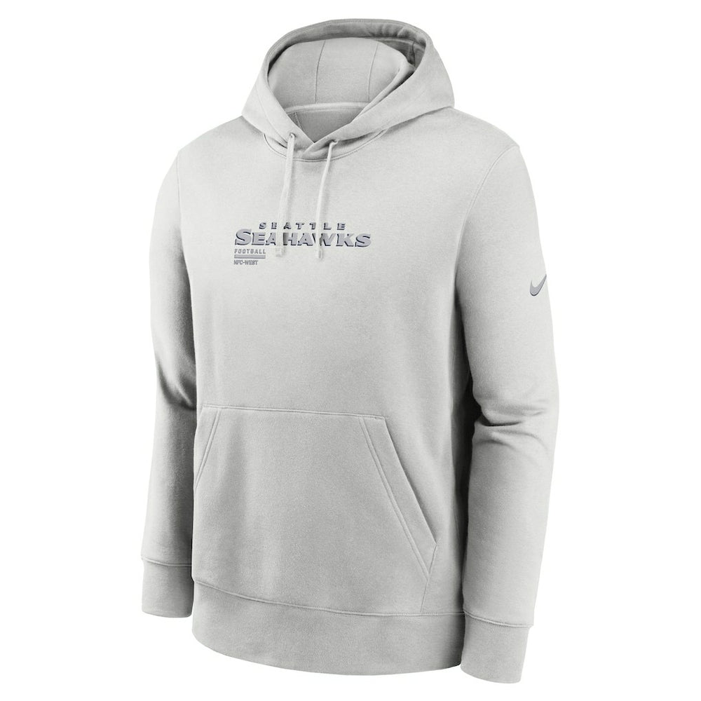 Seattle Seahawks Edge Pack French Terry Club Pullover Hoodie Gray - Nike