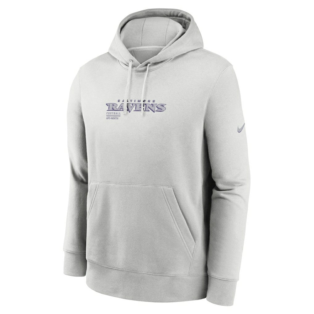Baltimore Ravens Edge Pack French Terry Club Pullover Hoodie Gray - Nike
