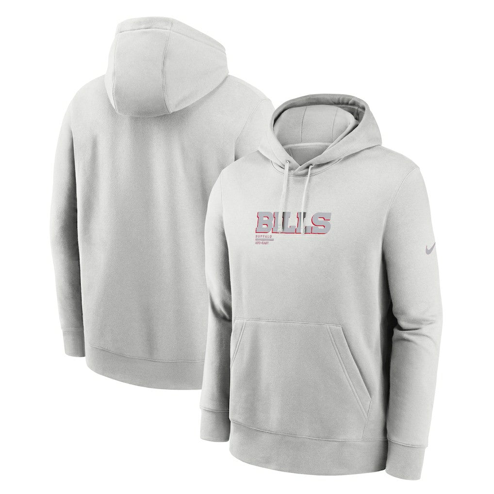 Buffalo Bills Edge Pack French Terry Club Pullover Hoodie Gray - Nike