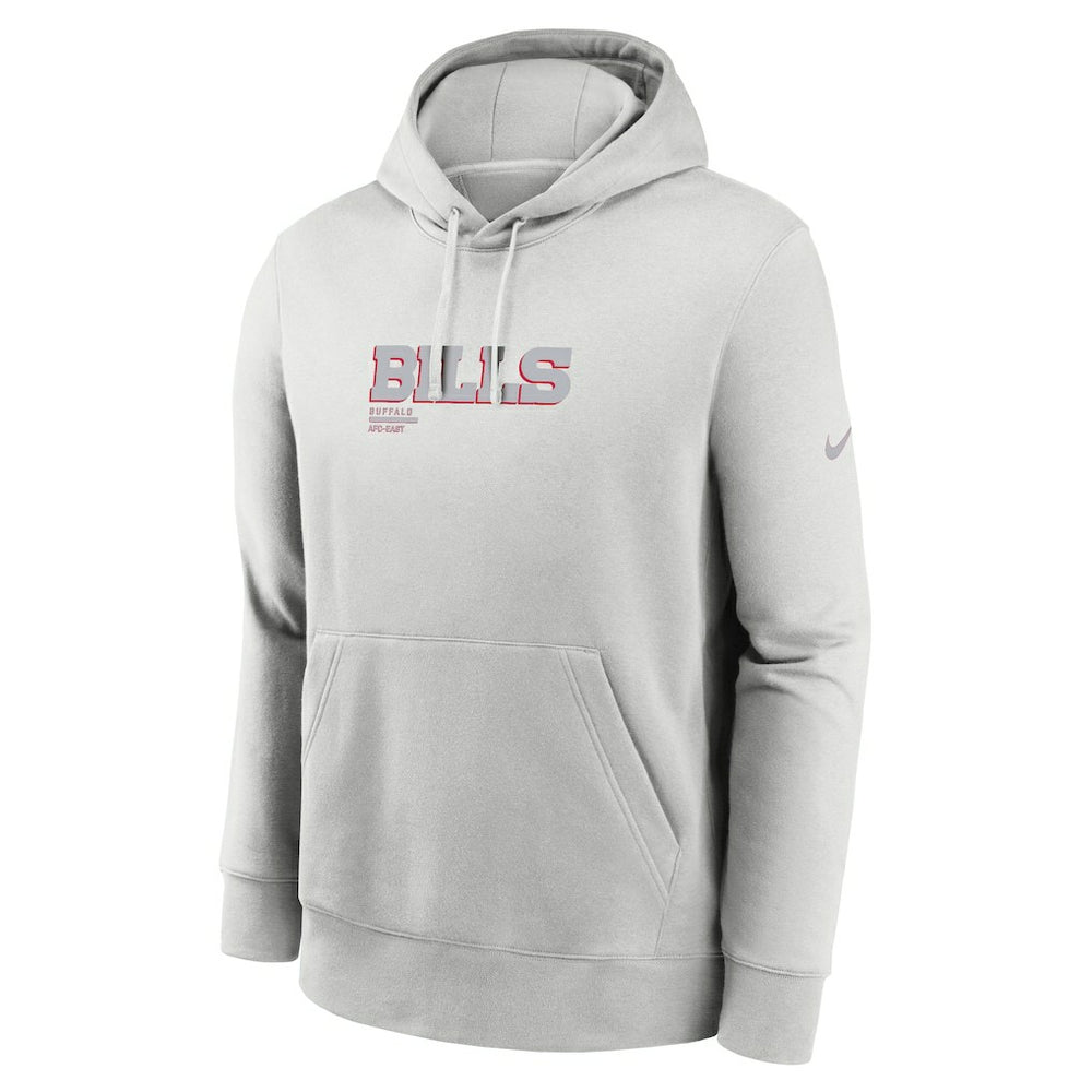 Buffalo Bills Edge Pack French Terry Club Pullover Hoodie Gray - Nike