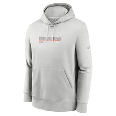 Chicago Bears Edge Pack French Terry Club Pullover Hoodie Gray - Nike
