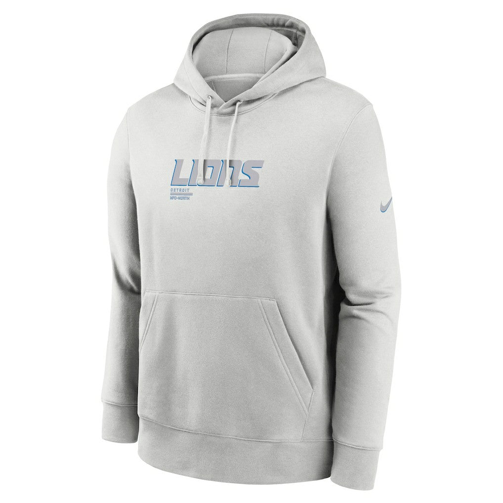 Detroit Lions Edge Pack French Terry Club Pullover Hoodie Gray - Nike