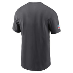 Miami Dolphins Alt Pack Onside Conversion Performance T-Shirt Anthracite - Nike