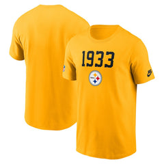 Pittsburgh Steelers 1933 Alt Pack Onside Conversion Performance T-Shirt Gold - Nike