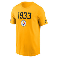Pittsburgh Steelers 1933 Alt Pack Onside Conversion Performance T-Shirt Gold - Nike