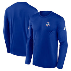 New England Patriots Legend Small Logo Dri-FIT Long Sleeve T-Shirt Royal - Nike