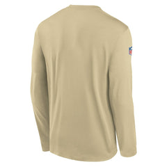 New Orleans Saints Legend Small Logo Dri-FIT Long Sleeve T-Shirt Gold - Nike