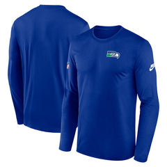 Seattle Seahawks Legend Small Logo Dri-FIT Long Sleeve T-Shirt Royal - Nike