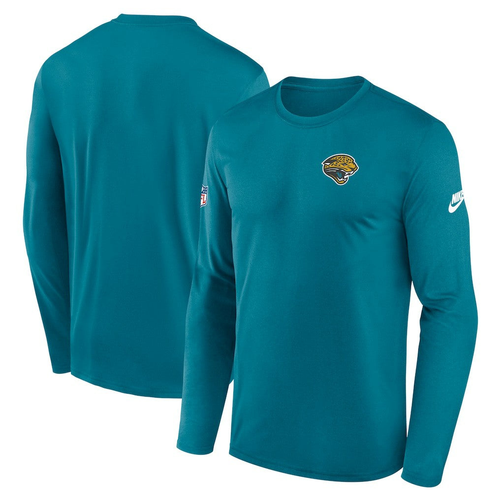 Jacksonville Jaguars Legend Small Logo Dri-FIT Long Sleeve T-Shirt Teal - Nike