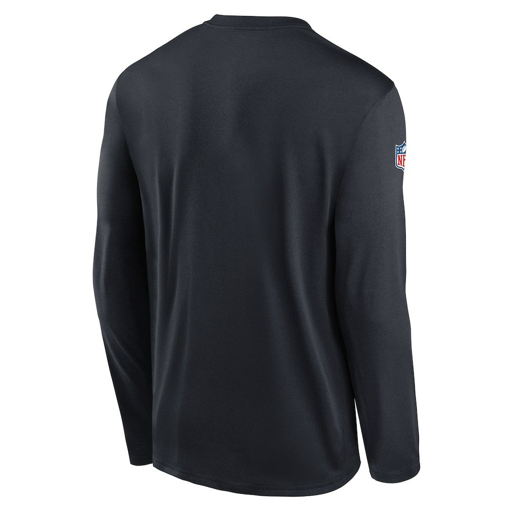 Houston Texans Legend Small Logo Dri-FIT Long Sleeve T-Shirt Navy - Nike