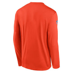 Cleveland Browns Legend Small Logo Dri-FIT Long Sleeve T-Shirt Orange - Nike