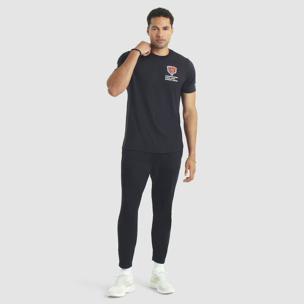 Chicago Bears 2025 NFL Crucial Catch Tri-Blend Dri-FIT T-Shirt Black - Nike