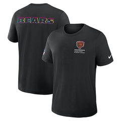 Chicago Bears 2025 NFL Crucial Catch Tri-Blend Dri-FIT T-Shirt Black - Nike