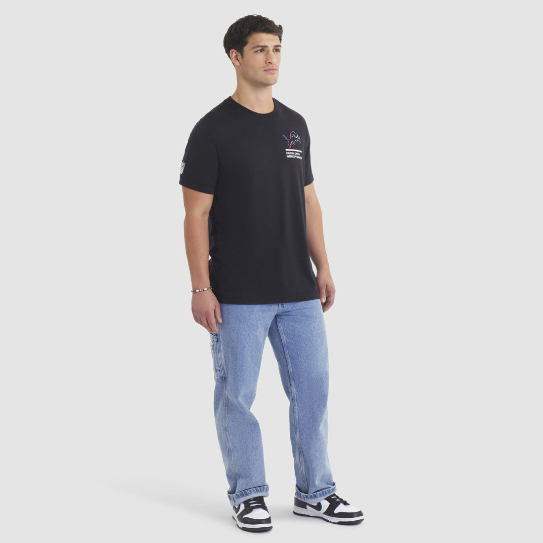 Detroit Lions 2025 NFL Crucial Catch Tri-Blend Dri-FIT T-Shirt Black - Nike