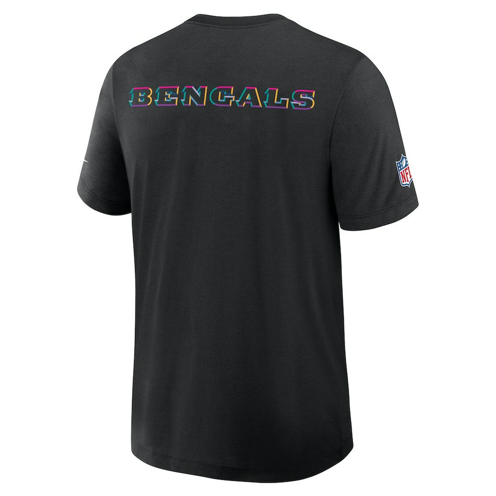 Cincinnati Bengals 2025 NFL Crucial Catch Tri-Blend Dri-FIT T-Shirt Black - Nike