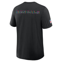 Cincinnati Bengals 2025 NFL Crucial Catch Tri-Blend Dri-FIT T-Shirt Black - Nike