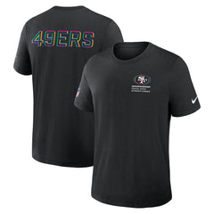San Francisco 49ers 2025 NFL Crucial Catch Tri-Blend Dri-FIT T-Shirt Black - Nike