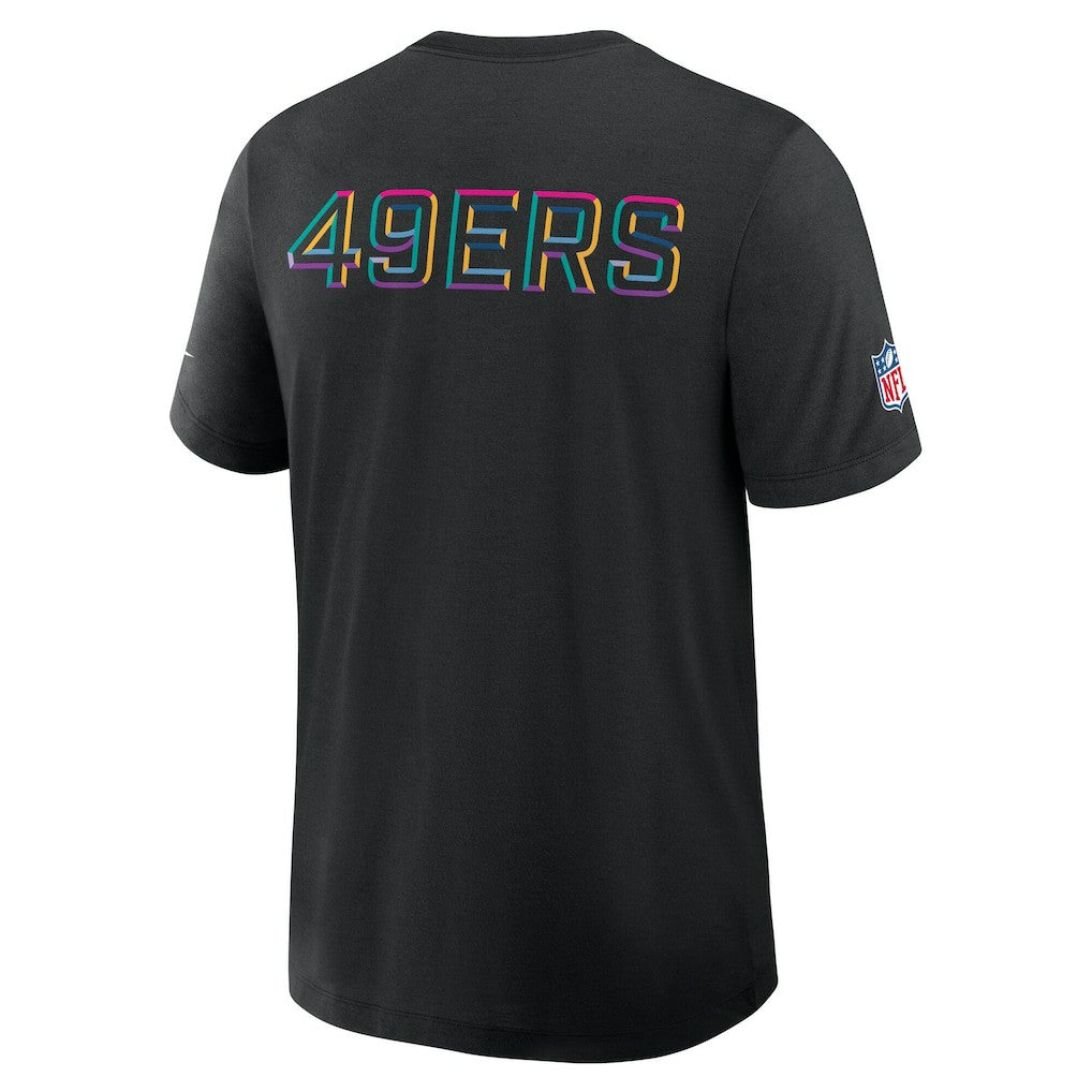 San Francisco 49ers 2025 NFL Crucial Catch Tri-Blend Dri-FIT T-Shirt Black - Nike