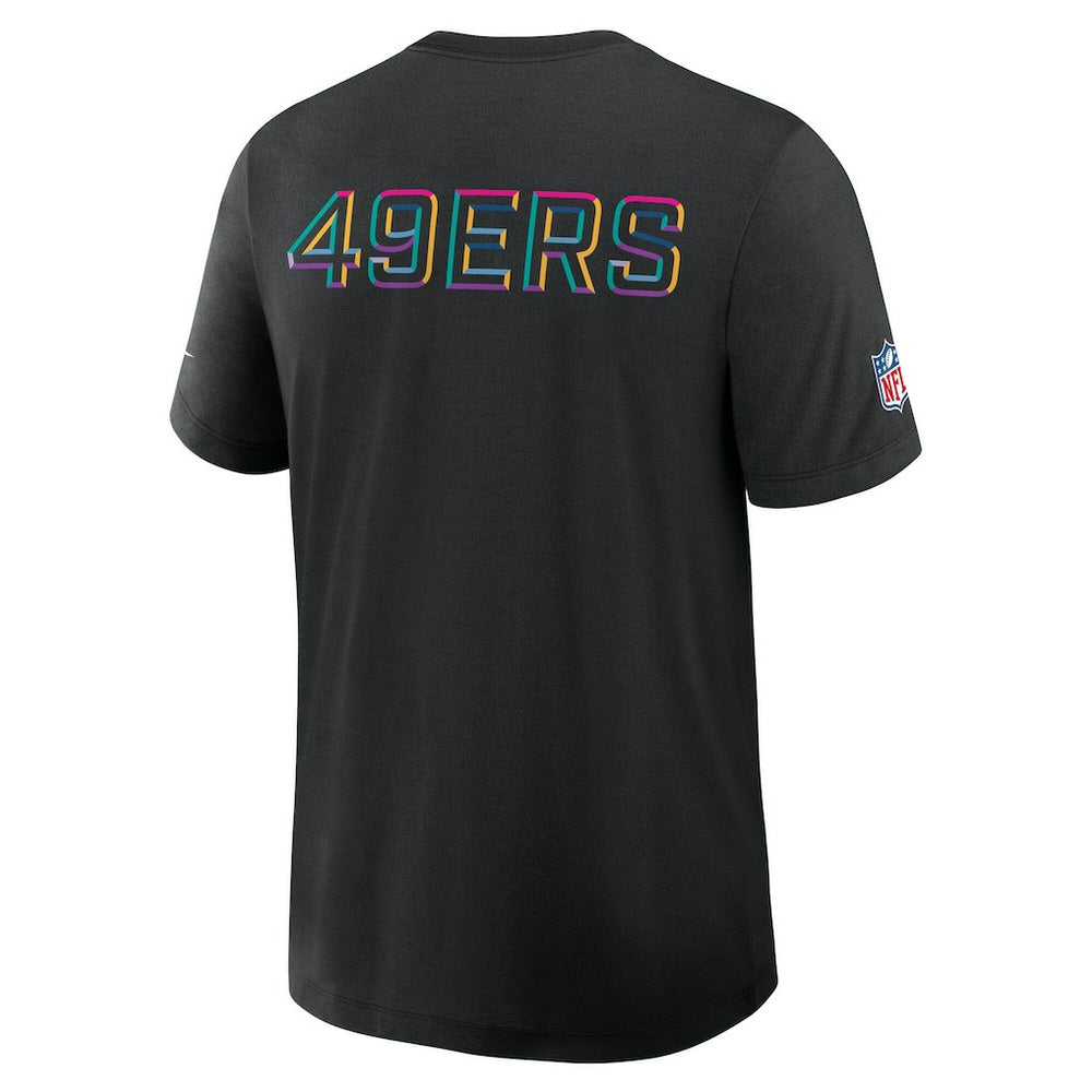 San Francisco 49ers 2025 NFL Crucial Catch Tri-Blend Dri-FIT T-Shirt Black - Nike