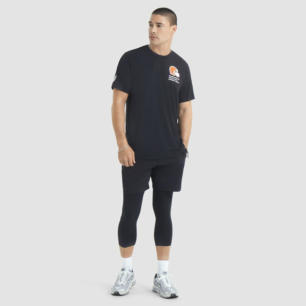 Cleveland Browns 2025 NFL Crucial Catch Tri-Blend Dri-FIT T-Shirt Black - Nike