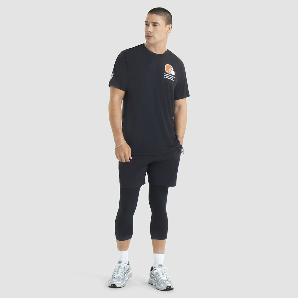 Cleveland Browns 2025 NFL Crucial Catch Tri-Blend Dri-FIT T-Shirt Black - Nike