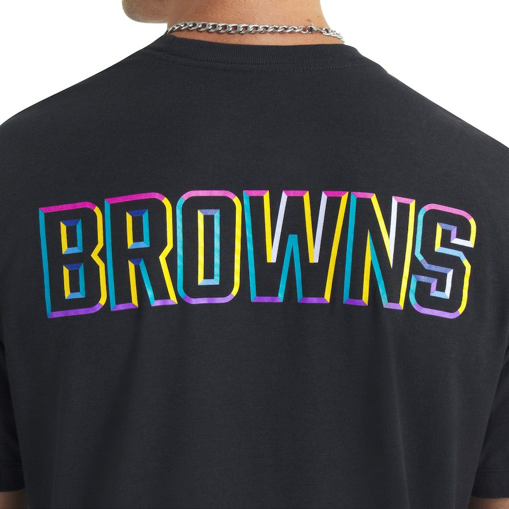 Cleveland Browns 2025 NFL Crucial Catch Tri-Blend Dri-FIT T-Shirt Black - Nike