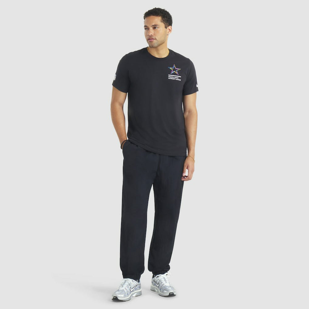 Dallas Cowboys 2025 NFL Crucial Catch Tri-Blend Dri-FIT T-Shirt Black - Nike