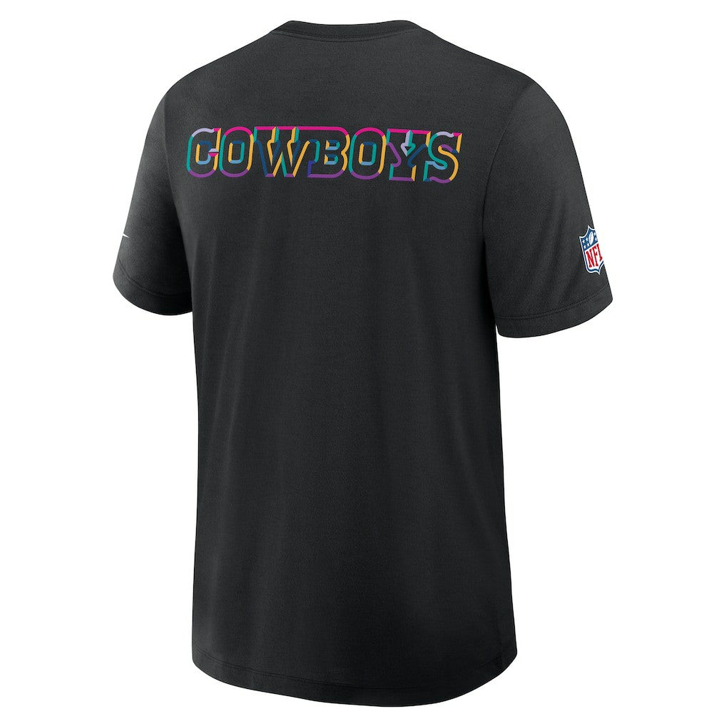 Dallas Cowboys 2025 NFL Crucial Catch Tri-Blend Dri-FIT T-Shirt Black - Nike