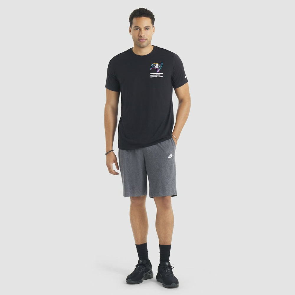 Tampa Bay Buccaneers 2025 NFL Crucial Catch Tri-Blend Dri-FIT T-Shirt Black - Nike