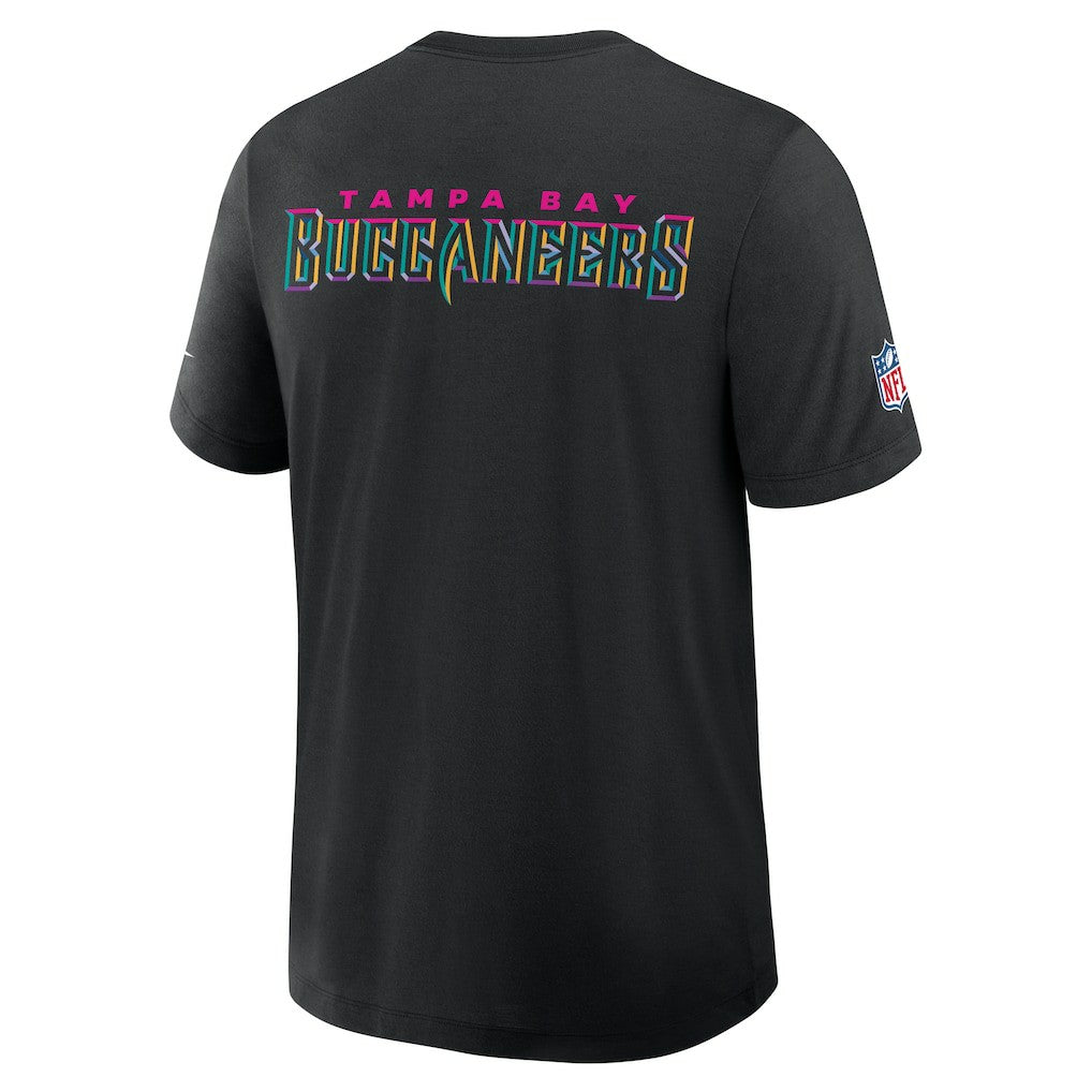 Tampa Bay Buccaneers 2025 NFL Crucial Catch Tri-Blend Dri-FIT T-Shirt Black - Nike