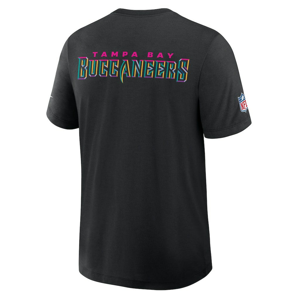 Tampa Bay Buccaneers 2025 NFL Crucial Catch Tri-Blend Dri-FIT T-Shirt Black - Nike