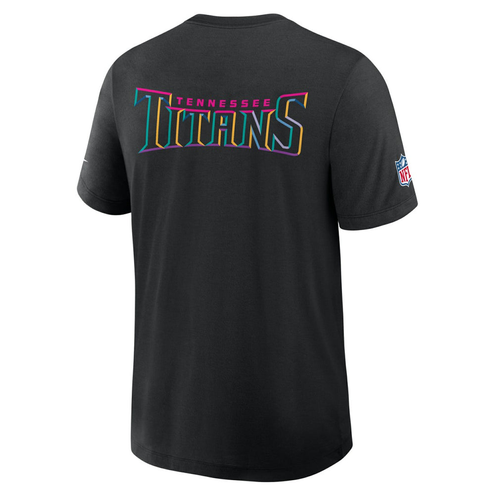 Tennessee Titans 2025 NFL Crucial Catch Tri-Blend Dri-FIT T-Shirt Black - Nike