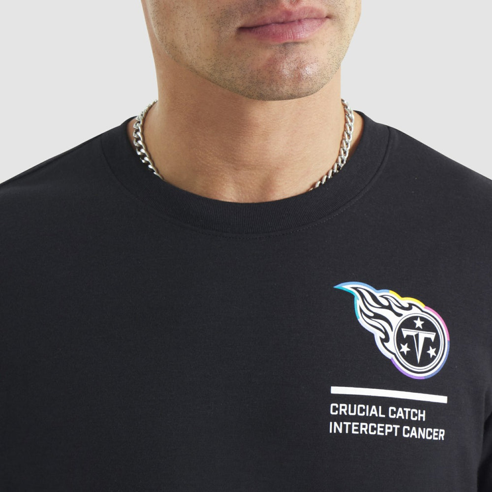 Tennessee Titans 2025 NFL Crucial Catch Tri-Blend Dri-FIT T-Shirt Black - Nike
