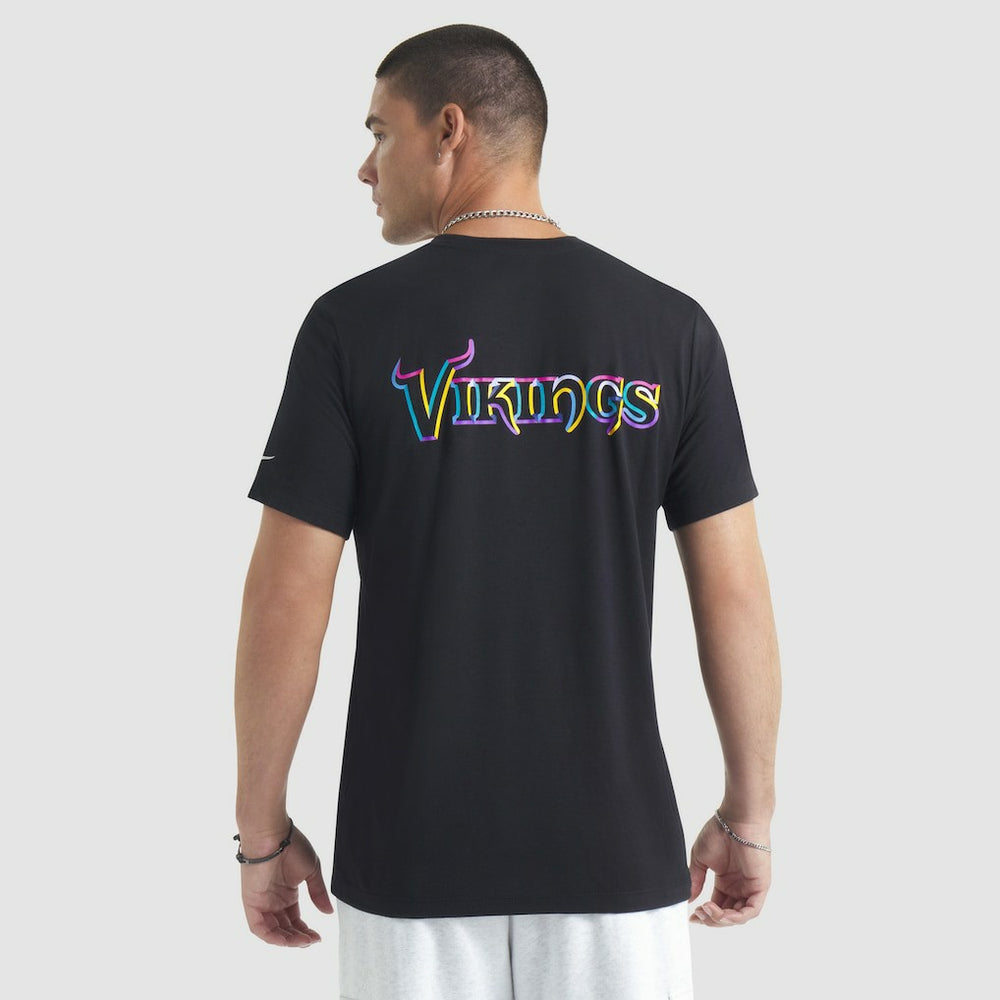 Minnesota Vikings 2025 NFL Crucial Catch Tri-Blend Dri-FIT T-Shirt Black - Nike