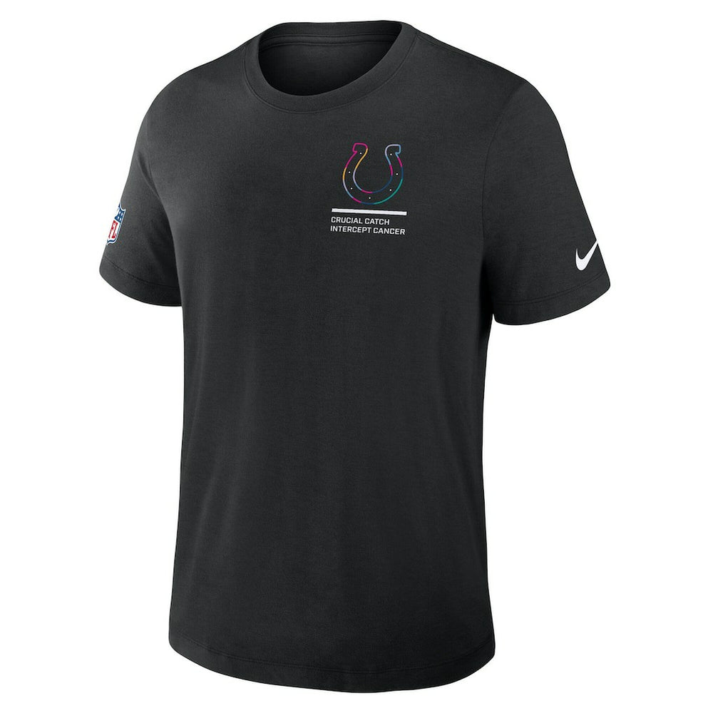 Indianapolis Colts 2025 NFL Crucial Catch Tri-Blend Dri-FIT T-Shirt Black - Nike