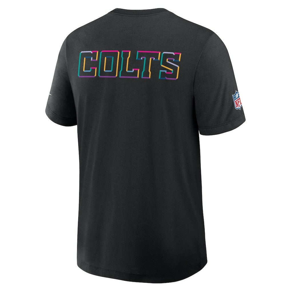 Indianapolis Colts 2025 NFL Crucial Catch Tri-Blend Dri-FIT T-Shirt Black - Nike