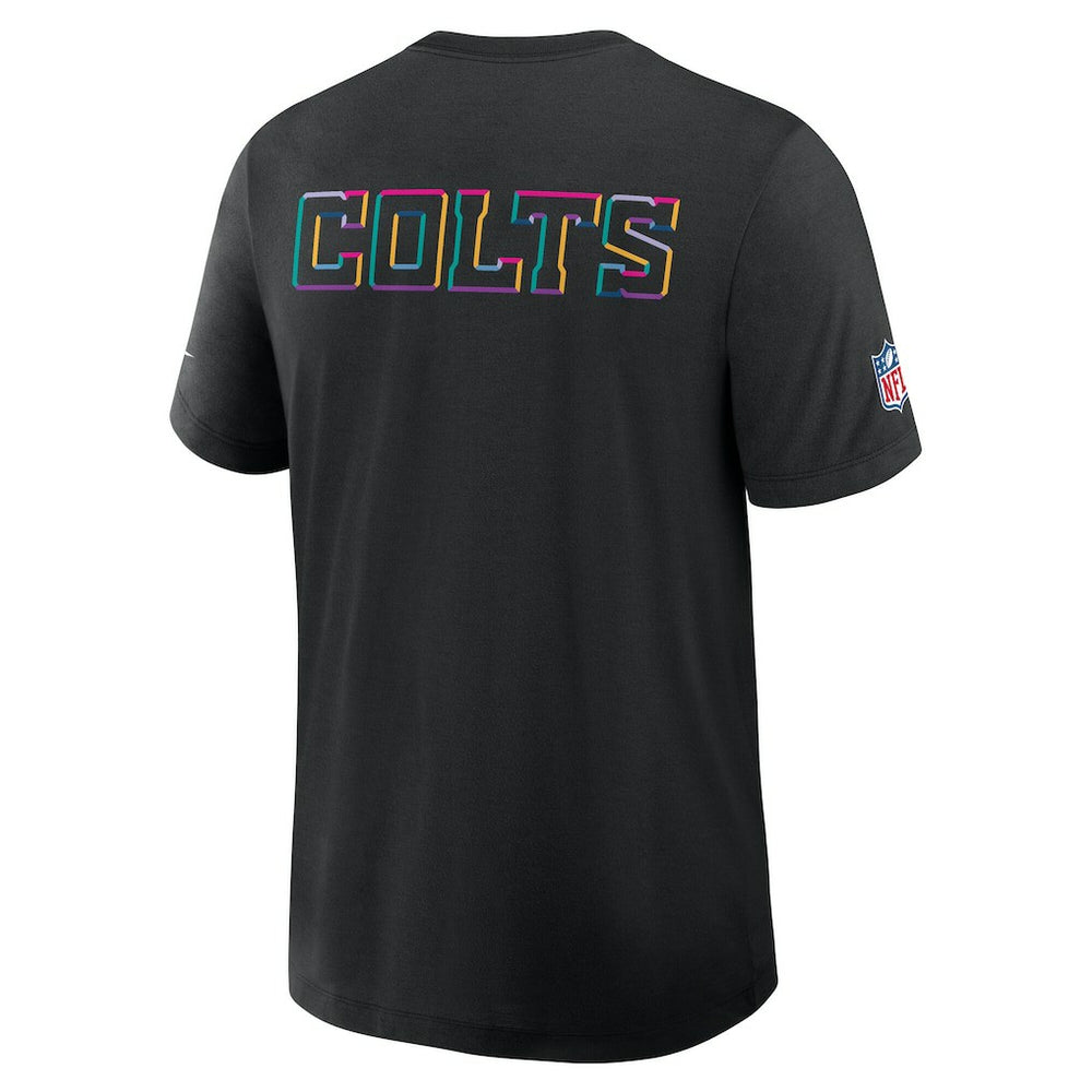 Indianapolis Colts 2025 NFL Crucial Catch Tri-Blend Dri-FIT T-Shirt Black - Nike