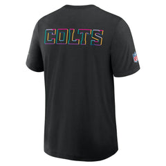 Indianapolis Colts 2025 NFL Crucial Catch Tri-Blend Dri-FIT T-Shirt Black - Nike