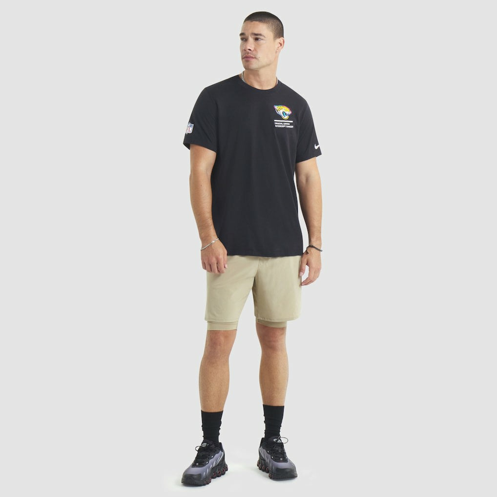 Jacksonville Jaguars 2025 NFL Crucial Catch Tri-Blend Dri-FIT T-Shirt Black - Nike