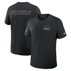 Los Angeles Chargers 2025 NFL Crucial Catch Tri-Blend Dri-FIT T-Shirt Black - Nike