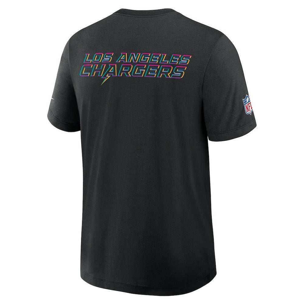 Los Angeles Chargers 2025 NFL Crucial Catch Tri-Blend Dri-FIT T-Shirt Black - Nike
