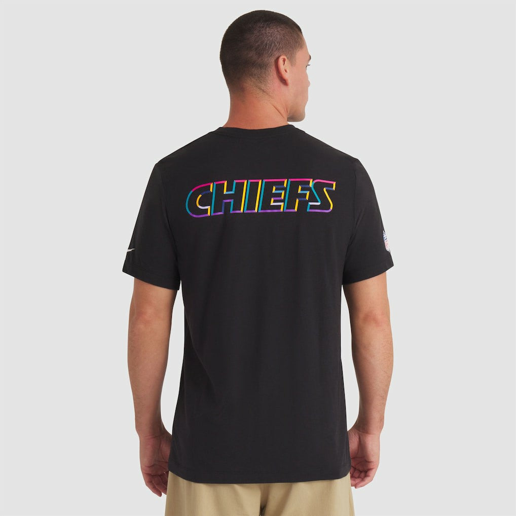 Kansas City Chiefs 2025 NFL Crucial Catch Tri-Blend Dri-FIT T-Shirt Black - Nike