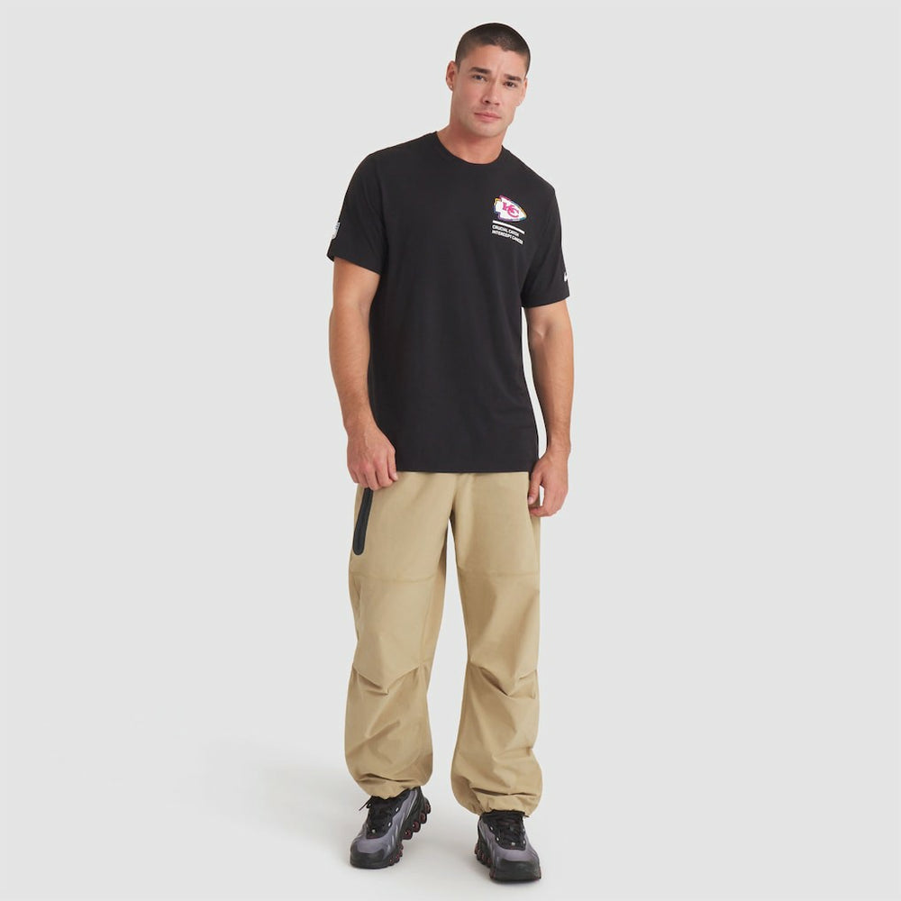 Kansas City Chiefs 2025 NFL Crucial Catch Tri-Blend Dri-FIT T-Shirt Black - Nike