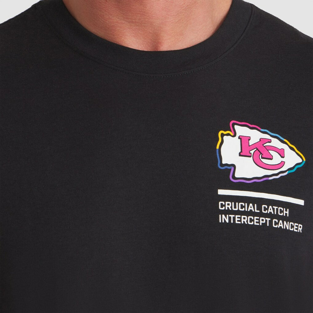 Kansas City Chiefs 2025 NFL Crucial Catch Tri-Blend Dri-FIT T-Shirt Black - Nike