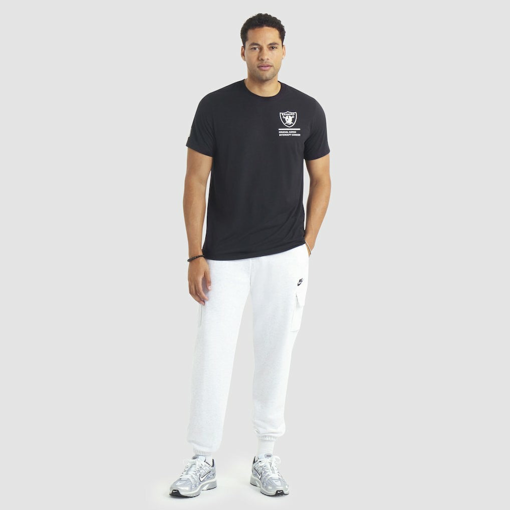 Las Vegas Raiders 2025 NFL Crucial Catch Tri-Blend Dri-FIT T-Shirt Black - Nike